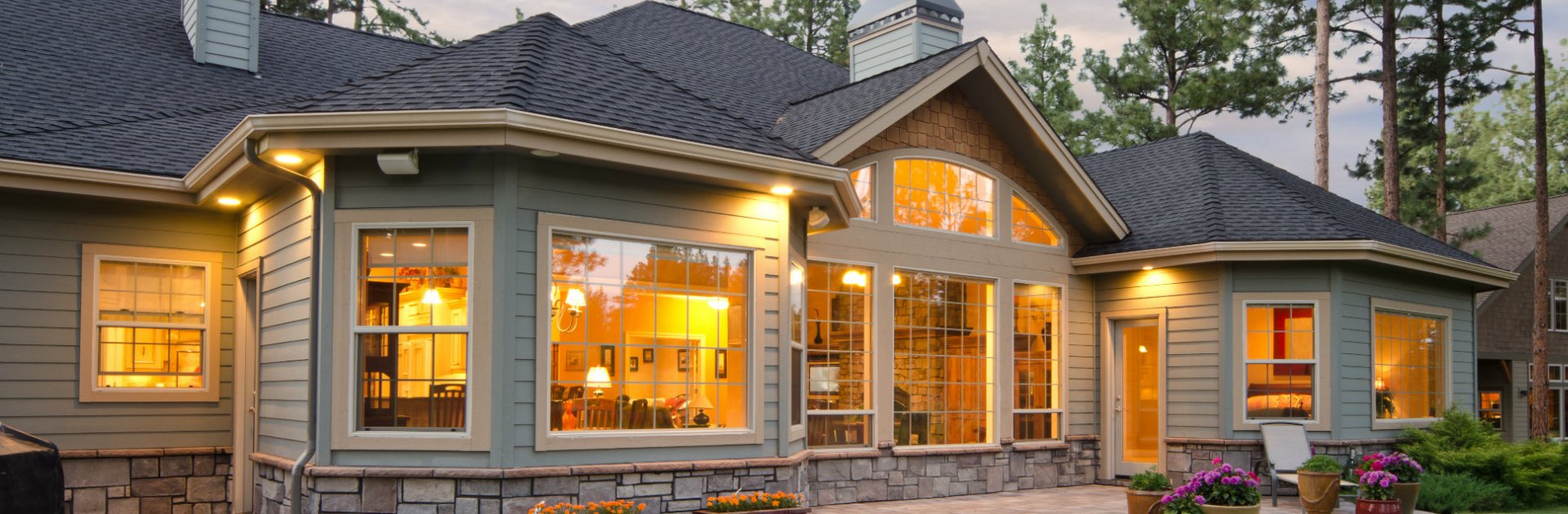 Home with Insulated Windows
